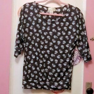 Liberty Love (L) Skull Top - Half Sleeve